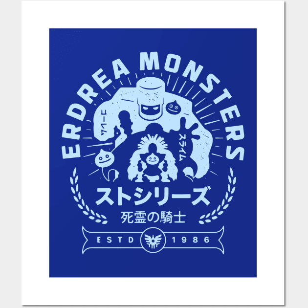 Erdrea Monsters Emblem Wall Art by Lagelantee